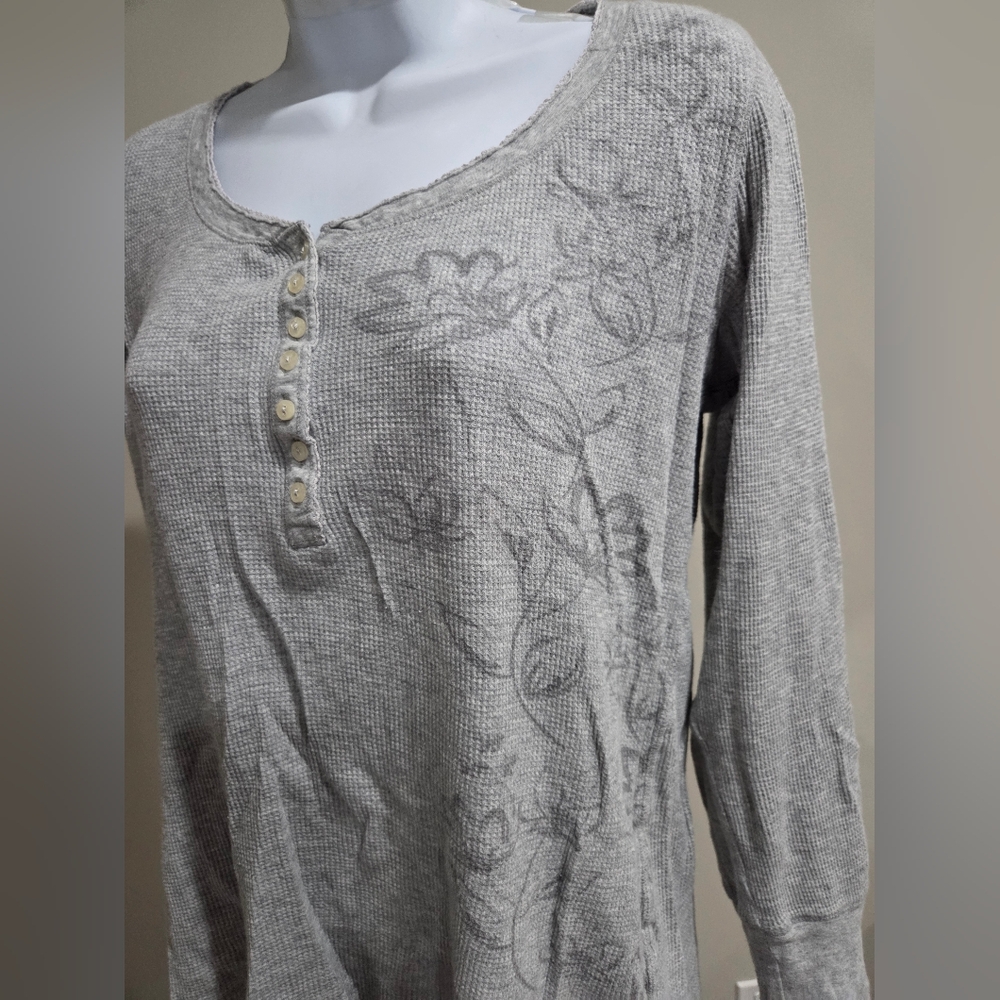 American Eagle Outfitter Gray Button-Front Women'… - image 3